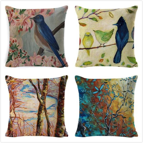 colorful watercolor floral birds tree cushion cover cotton linen lumbar pillow case waist throw 45*45cm pillowcase cushion/decorative
colorful watercolor floral birds tree cushion cover cotton linen lumbar pillow case waist throw 45*45cm pillowcase cushion/decorative