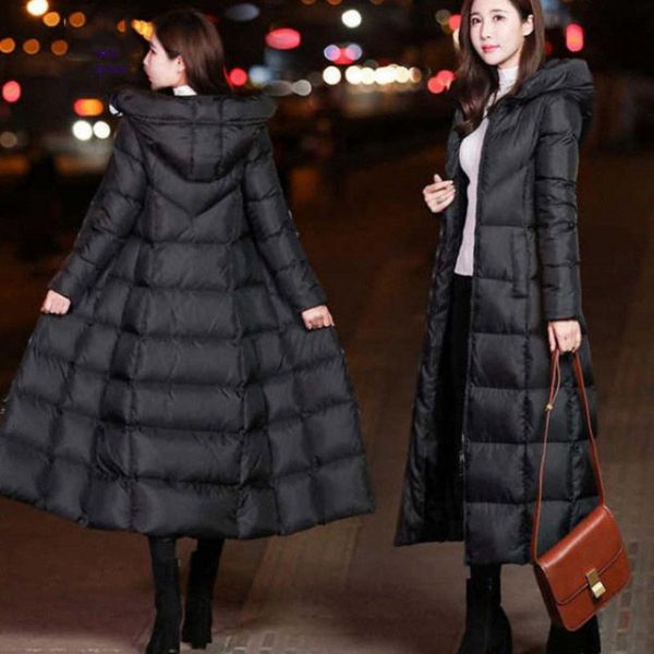 leather cotton-quilted jacket women winter casual longer korean style ladies solid color simple mode gross coat parka with hood k1114 hql3, Black 
leather cotton-quilted jacket women winter casual longer korean style ladies solid color simple mode gross coat parka with hood k1114 hql3, Black