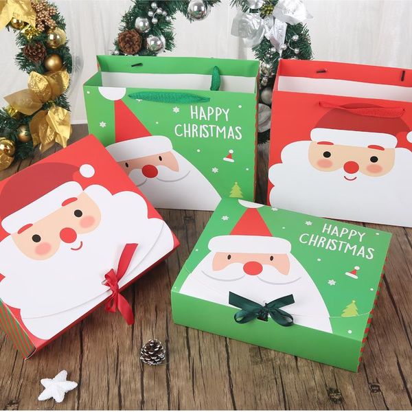 gift wrap 100pcs/lot arrival merry christmas box bag santa claus paper container supplies
gift wrap 100pcs/lot arrival merry christmas box bag santa claus paper container supplies