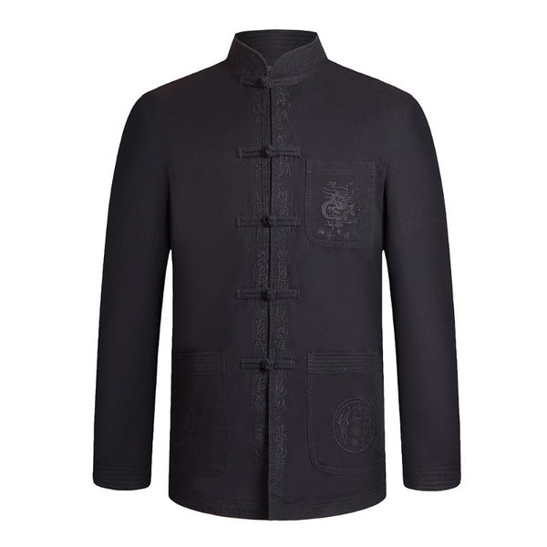 men's jackets men tunic coats oriental pattern kong fu black khaki cotton outerwear mandarin collar ethnic mao coat male outfits, Black;brown
men's jackets men tunic coats oriental pattern kong fu black khaki cotton outerwear mandarin collar ethnic mao coat male outfits, Black;brown