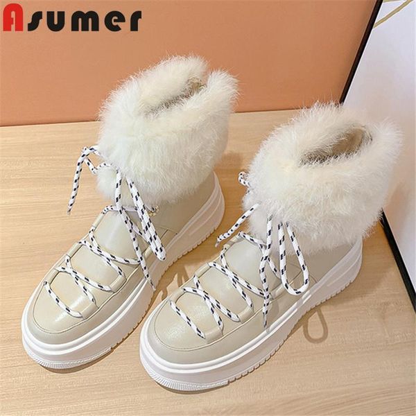 boots asumer 2021 arrive winter shoes women genuine leather ankle lace up warm comfortable flat ladies snow, Black
boots asumer 2021 arrive winter shoes women genuine leather ankle lace up warm comfortable flat ladies snow, Black