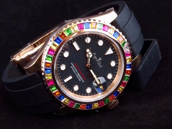 wristwatches men automatic mechanical watches black blue rubber rainbow diamonds rose gold stainless steel sapphire, Slivery;brown
wristwatches men automatic mechanical watches black blue rubber rainbow diamonds rose gold stainless steel sapphire, Slivery;brown