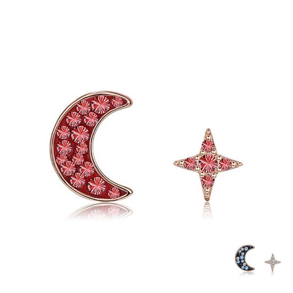 stud zemior 925 sterling silver earring for women sparkling star moon asymmetry colorful cubic zircon small earrings jewelry, Golden;silver
stud zemior 925 sterling silver earring for women sparkling star moon asymmetry colorful cubic zircon small earrings jewelry, Golden;silver