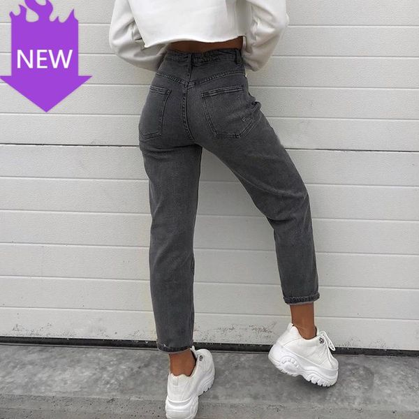 autumn winter vintage high waist denim trousers women gray jeans women's feet pants nine distressed, Blue
autumn winter vintage high waist denim trousers women gray jeans women's feet pants nine distressed, Blue