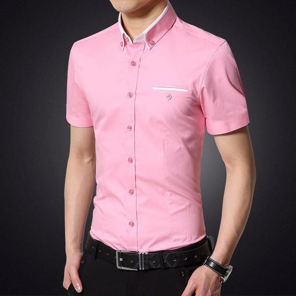 men's casual shirts 2021 short sleeve dual-color patchwork collar shirt youth summer, White;black
men's casual shirts 2021 short sleeve dual-color patchwork collar shirt youth summer, White;black
