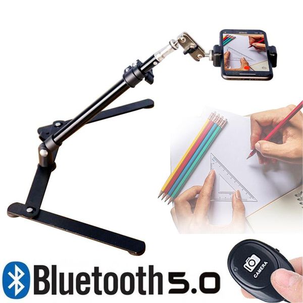 mobile phone holder desktripod metal stand overhead mount for teaching online po copy with clamp cell mounts & holders