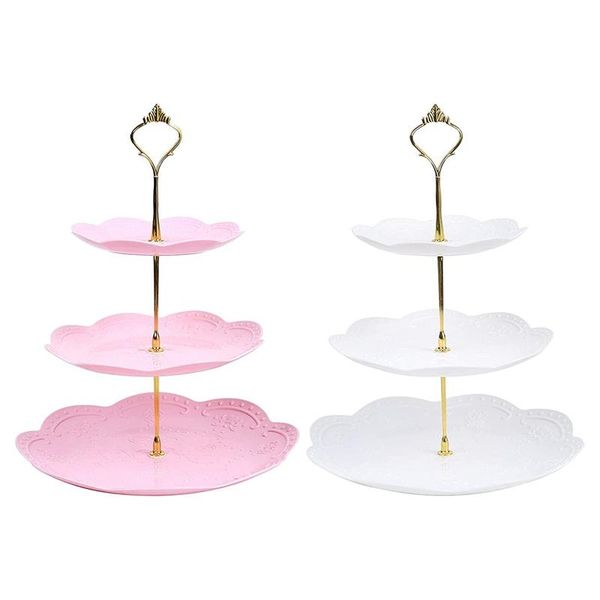 other bakeware 2 pcs round 3-tier white cupcake stand dessert plates tiered serving trays for wedding birthday family party
other bakeware 2 pcs round 3-tier white cupcake stand dessert plates tiered serving trays for wedding birthday family party