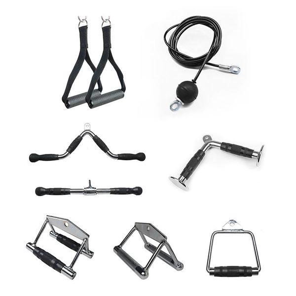 pully cable machine attachments t-bar handle grip d-handle for gym fitness rowing weight lifting workout accessories
pully cable machine attachments t-bar handle grip d-handle for gym fitness rowing weight lifting workout accessories