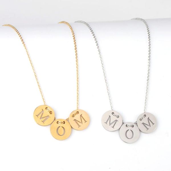 10pcs 45cm mirror polished round english letter pendant necklace stainless steel meta women trendy mothers day gift jewelry necklaces, Silver
10pcs 45cm mirror polished round english letter pendant necklace stainless steel meta women trendy mothers day gift jewelry necklaces, Silver