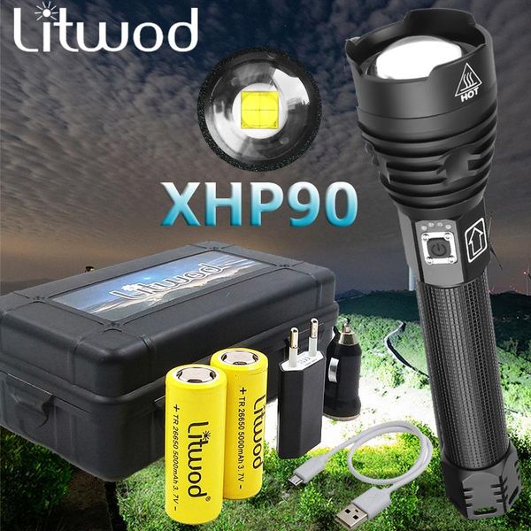 litwod led xhp90 power 26650 18650 battery powerful tactical flash light torch for outdoor hunting flashlights torches
litwod led xhp90 power 26650 18650 battery powerful tactical flash light torch for outdoor hunting flashlights torches