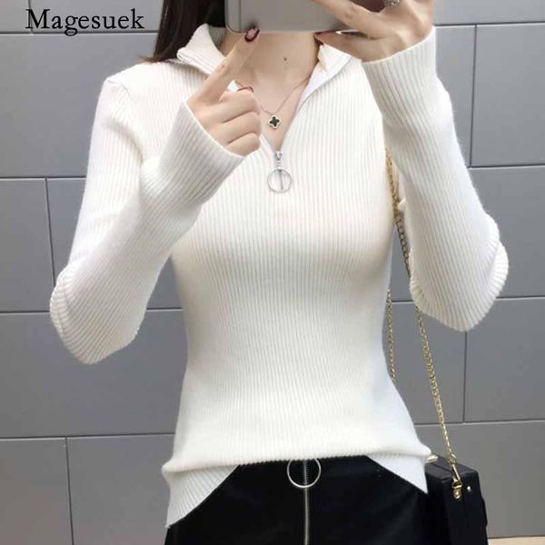 women's sweaters solid white women sweater 2021 slim knitted jumper autumn all-match woman zipper half-turtleneck pullover 11485, White;black
women's sweaters solid white women sweater 2021 slim knitted jumper autumn all-match woman zipper half-turtleneck pullover 11485, White;black