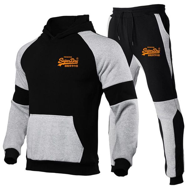 men's suits & blazers fashion casual sportswear jian hoodie two-piece thickened + pants sports suit, White;black
men's suits & blazers fashion casual sportswear jian hoodie two-piece thickened + pants sports suit, White;black