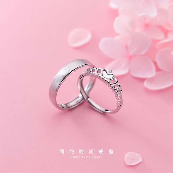 eloge s925 silver for men and women lovers shell crown live couple ring jewelry j6944
eloge s925 silver for men and women lovers shell crown live couple ring jewelry j6944