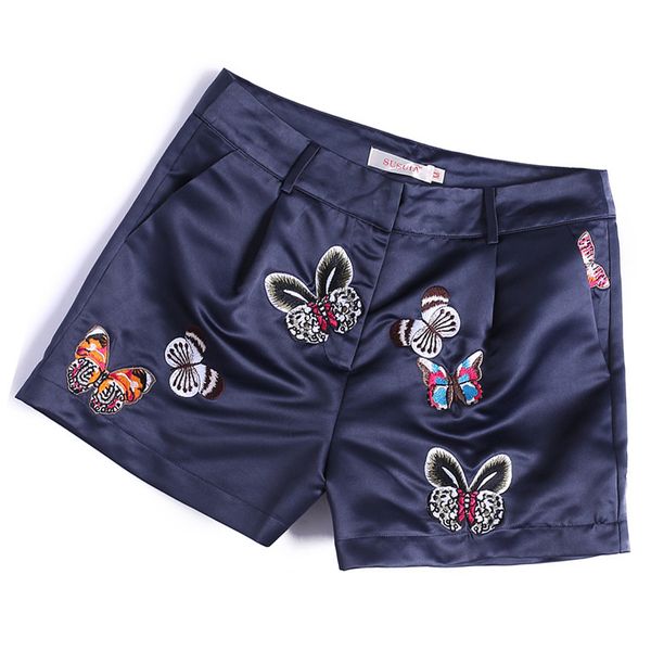 fashionable pants shenzhen susu women's wear spring and summer versatile low waist ultra short straight women butterfly embroidery shor, Black;white
fashionable pants shenzhen susu women's wear spring and summer versatile low waist ultra short straight women butterfly embroidery shor, Black;white