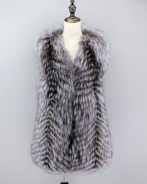 women's fur & faux 2021 brand genuine real natural striped silver gold girls vest waistcoat gilet, Black
women's fur & faux 2021 brand genuine real natural striped silver gold girls vest waistcoat gilet, Black