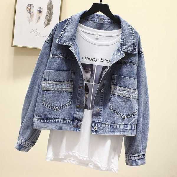 korean spring and autumn girl denim coat work trend shows thin jacket wear short fashion women's jackets, Black;brown
korean spring and autumn girl denim coat work trend shows thin jacket wear short fashion women's jackets, Black;brown