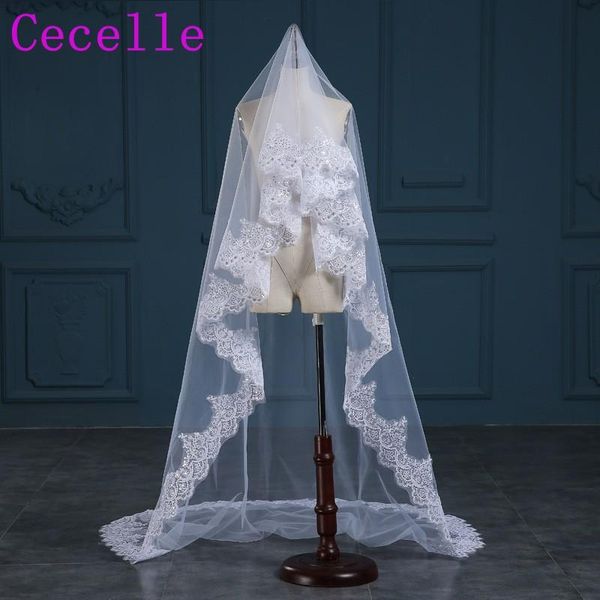 bridal veils wedding accessories 2021 one layer long with sequins lace edge veil for brides real pos, Black
bridal veils wedding accessories 2021 one layer long with sequins lace edge veil for brides real pos, Black