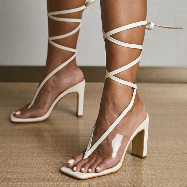 xibeilove 2021 clip-toe transparent high-heeled sandals film straps wild thick-heeled fashionable women's shoes, Black
xibeilove 2021 clip-toe transparent high-heeled sandals film straps wild thick-heeled fashionable women's shoes, Black