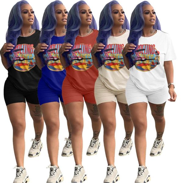 women's t-shirt summer fashion two-piece casual street hipster sports suit short, White
women's t-shirt summer fashion two-piece casual street hipster sports suit short, White