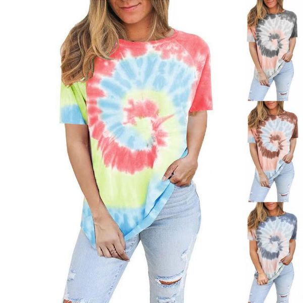 men's t-shirts 2021 explosive female blouse tie-dye loose round collar short sleeve t-shirt, White;black
men's t-shirts 2021 explosive female blouse tie-dye loose round collar short sleeve t-shirt, White;black