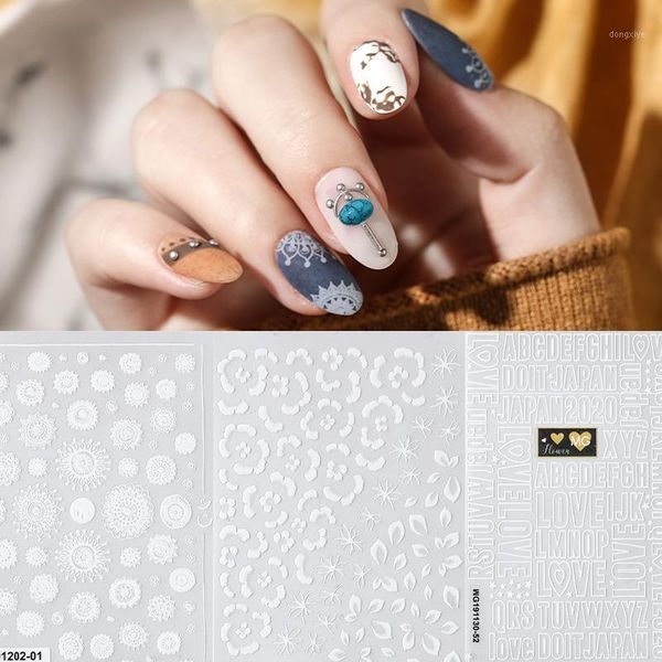 arrived 3d nail stickers decals winter white flower letter pattern style adhesive art decoration z02701, Black
arrived 3d nail stickers decals winter white flower letter pattern style adhesive art decoration z02701, Black