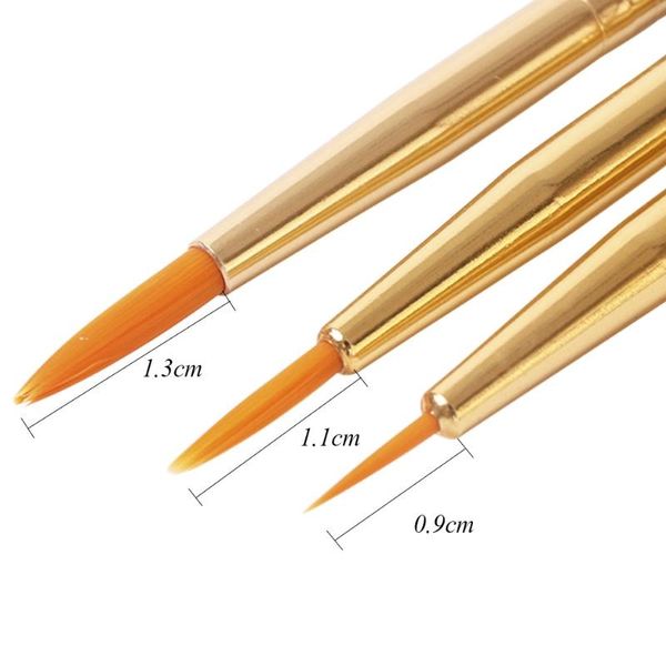 3pcs/lot carving 3d flower stripe line nail brush set painting drawing shape uv gel acrylic art pen manicure tool brushes, Yellow
3pcs/lot carving 3d flower stripe line nail brush set painting drawing shape uv gel acrylic art pen manicure tool brushes, Yellow