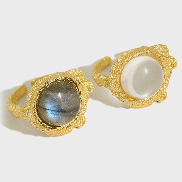 sterling silver ring natural gemstone crystal labradorite fashion finger rings korea hit gold for women girl cluster, Golden;silver
sterling silver ring natural gemstone crystal labradorite fashion finger rings korea hit gold for women girl cluster, Golden;silver
