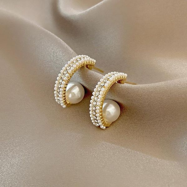 dangle & chandelier 2021 arrival trendy simple crystal simulated-pearl geometric earrings for women cute boucle d'oreille party jewelry, Silver
dangle & chandelier 2021 arrival trendy simple crystal simulated-pearl geometric earrings for women cute boucle d'oreille party jewelry, Silver