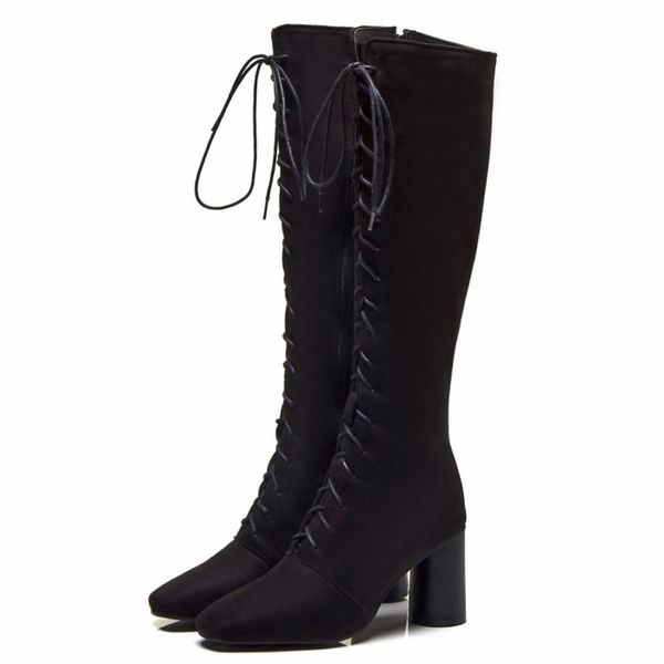 boots ol'elegant women winter knee high boots black heels square shoes ladies casual size eua 4-16 jnct
boots ol'elegant women winter knee high boots black heels square shoes ladies casual size eua 4-16 jnct