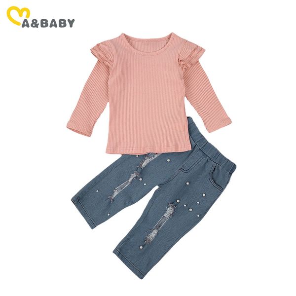 1-6y autumn winter toddler kid girls clothes set knitted long sleeve ruffles sweater denim pants outfits 210515, White
1-6y autumn winter toddler kid girls clothes set knitted long sleeve ruffles sweater denim pants outfits 210515, White