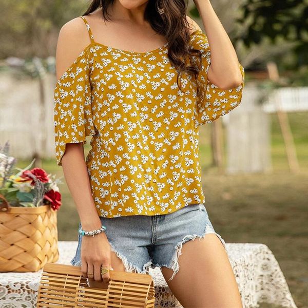 women boho ling floral print off shoulder short sleeve blouse flared chiffon loose shirt q30 women's blouses & shirts, White
women boho ling floral print off shoulder short sleeve blouse flared chiffon loose shirt q30 women's blouses & shirts, White