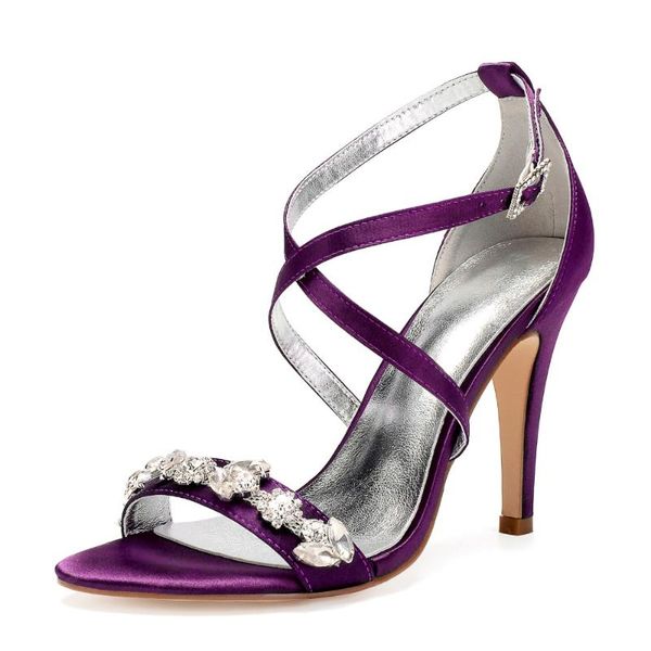 dress shoes eggplant satin evening women sandals crossed strap high heels bridal wedding prom party cocktail diamonds, Black
dress shoes eggplant satin evening women sandals crossed strap high heels bridal wedding prom party cocktail diamonds, Black