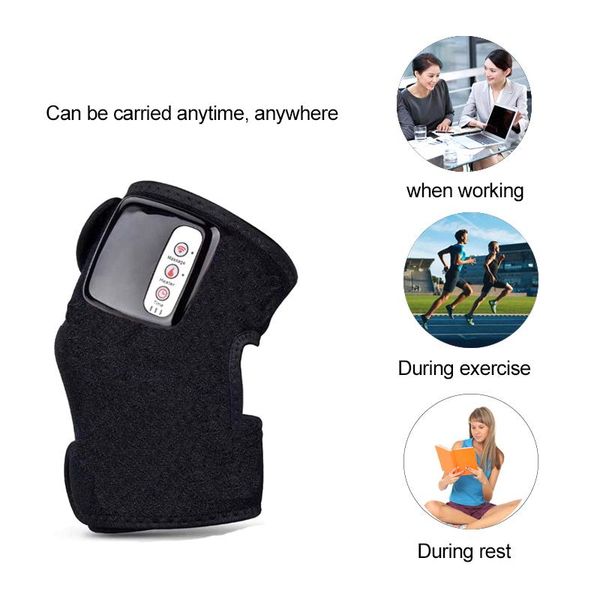 knee massager compress vibration multifunctional rechargeable heating kneepad massage instrument physiotherapy fitness tools elbow & pads, Black;gray
knee massager compress vibration multifunctional rechargeable heating kneepad massage instrument physiotherapy fitness tools elbow & pads, Black;gray
