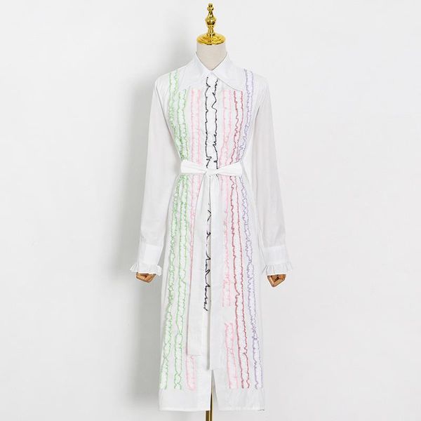 casual dresses seebeautiful stitching loose dress lapel long sleeve single breasted lace up bow women summer autumn 2021 fashion g129, Black;gray
casual dresses seebeautiful stitching loose dress lapel long sleeve single breasted lace up bow women summer autumn 2021 fashion g129, Black;gray