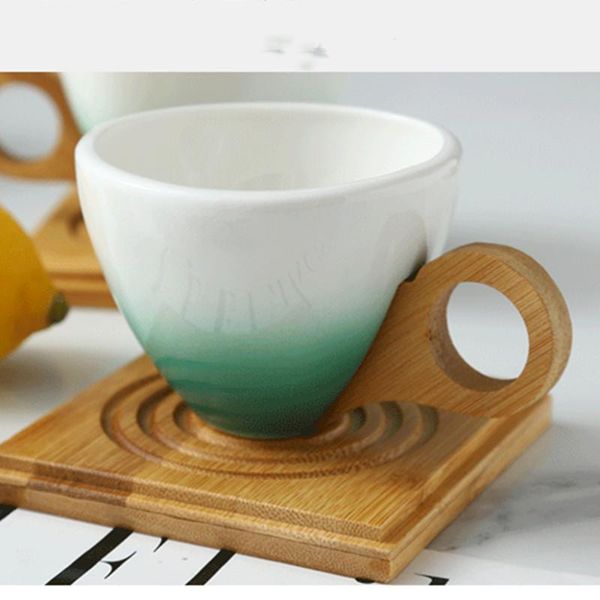 household wooden handle mug with lid ceramic cup creative coffee set simple office water cups & saucers
household wooden handle mug with lid ceramic cup creative coffee set simple office water cups & saucers