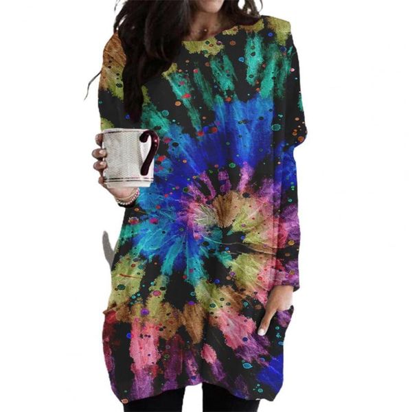 casual dresses tie dye print sweatshirt dress side pockets above knee women colorful long sleeve christmas streetwear, Black;gray
casual dresses tie dye print sweatshirt dress side pockets above knee women colorful long sleeve christmas streetwear, Black;gray