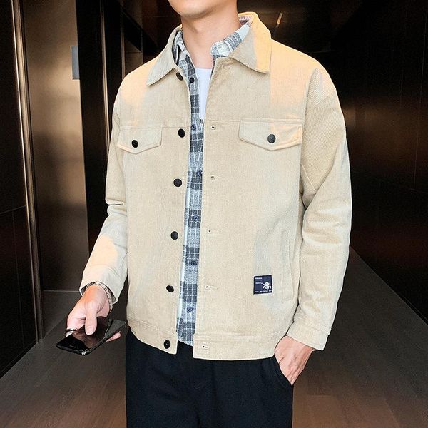 men's jackets corduroy coat 2021 spring and autumn fashion casual clothes retro jacket wear, Black;brown
men's jackets corduroy coat 2021 spring and autumn fashion casual clothes retro jacket wear, Black;brown