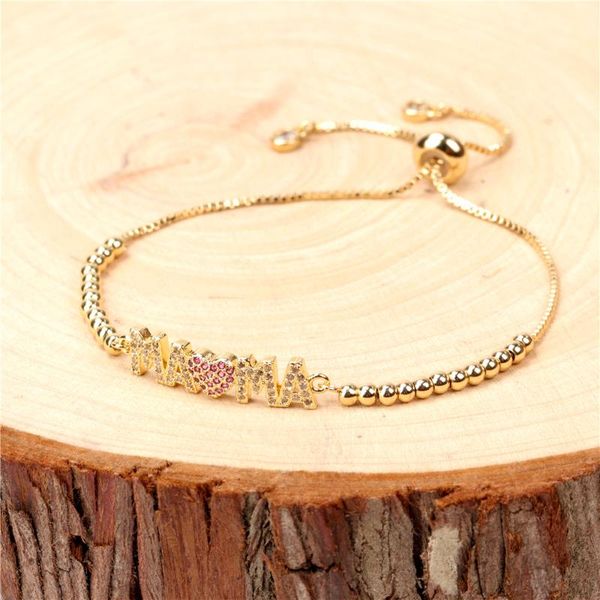 gold color mama charm bracelet for women girl metal beads pull-out chain red heart zircon bangle jewelry mother bracelets, Golden;silver
gold color mama charm bracelet for women girl metal beads pull-out chain red heart zircon bangle jewelry mother bracelets, Golden;silver