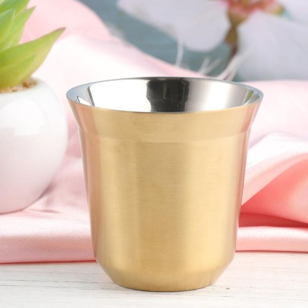 water bottles stainless steel double-layer cups cup portable thermal insulated bottle anti-scald coffee mug (80ml golden)
water bottles stainless steel double-layer cups cup portable thermal insulated bottle anti-scald coffee mug (80ml golden)