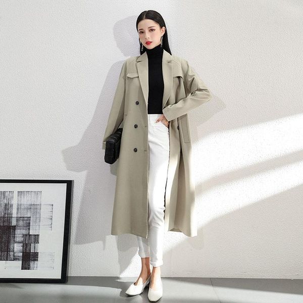 women's trench coats 2021 autumn and winter mid-length bean green windbreaker jacket raglan sleeves suit collar korean version waist is, Tan;black
women's trench coats 2021 autumn and winter mid-length bean green windbreaker jacket raglan sleeves suit collar korean version waist is, Tan;black