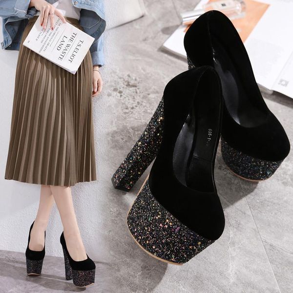 dress shoes 17cm black flock sequin stripper high heels models party show platform full nightclub elegant concise fashion mature
dress shoes 17cm black flock sequin stripper high heels models party show platform full nightclub elegant concise fashion mature