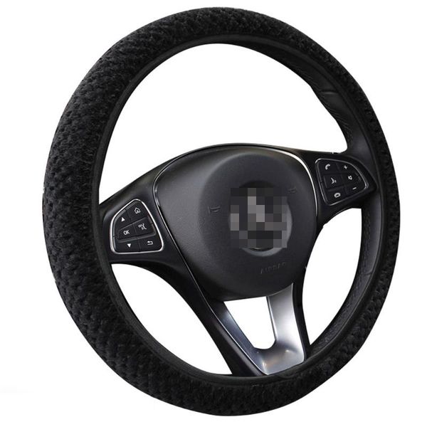 steering wheel covers automobile cover braid with needles thread wear-resistant plush winter warm auto interior accessories 
steering wheel covers automobile cover braid with needles thread wear-resistant plush winter warm auto interior accessories