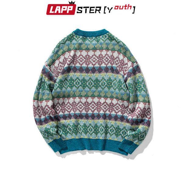 lappster-youth men striped winter 2021 mens pullover harajuku knitted sweater male streetwear hip hop clothing, Black
lappster-youth men striped winter 2021 mens pullover harajuku knitted sweater male streetwear hip hop clothing, Black