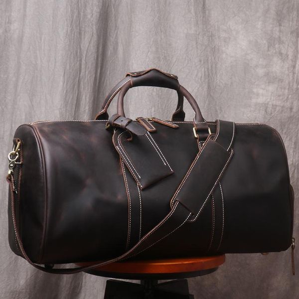 luxury vintage natural crazy horse leather men's travel bags perfect quality genuine duffle with shoe case duffel
luxury vintage natural crazy horse leather men's travel bags perfect quality genuine duffle with shoe case duffel