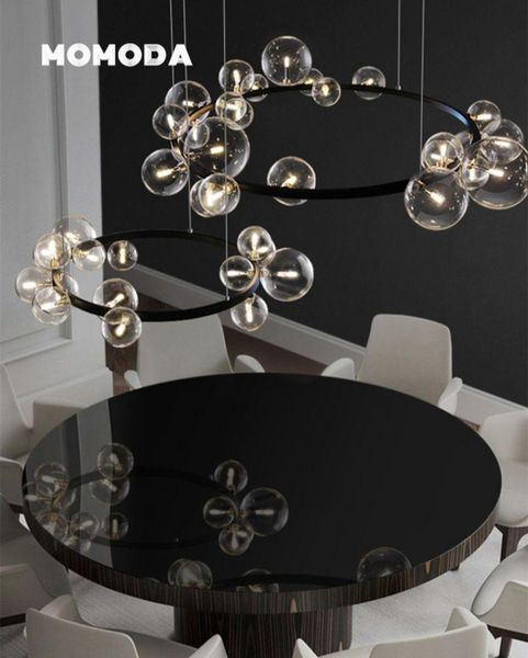 chandeliers nordic led lighting modern iron glass black round ball pendant hanging lamps bedroom living room lights fixture
chandeliers nordic led lighting modern iron glass black round ball pendant hanging lamps bedroom living room lights fixture