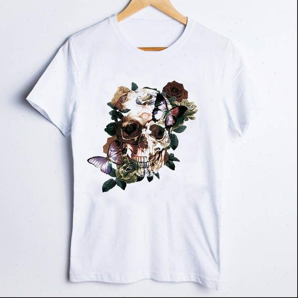 tees print short sleeve women t shirts skull scary butterfly trend casual clothes lady clothing female, White
tees print short sleeve women t shirts skull scary butterfly trend casual clothes lady clothing female, White