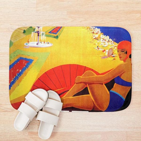 bath mats vintage travel poster ad for the beach at annecy, france mat bathroom set mirrofiber cartoon rug
bath mats vintage travel poster ad for the beach at annecy, france mat bathroom set mirrofiber cartoon rug