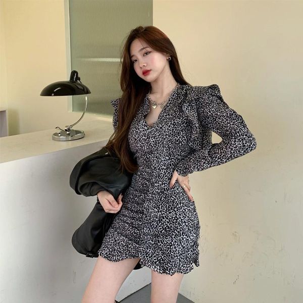 casual dresses mini-dresses v-neck ruffles leopard vintage long sleeve women's clothing autumn style bodycon dress hipster fashion bran, Black;gray
casual dresses mini-dresses v-neck ruffles leopard vintage long sleeve women's clothing autumn style bodycon dress hipster fashion bran, Black;gray