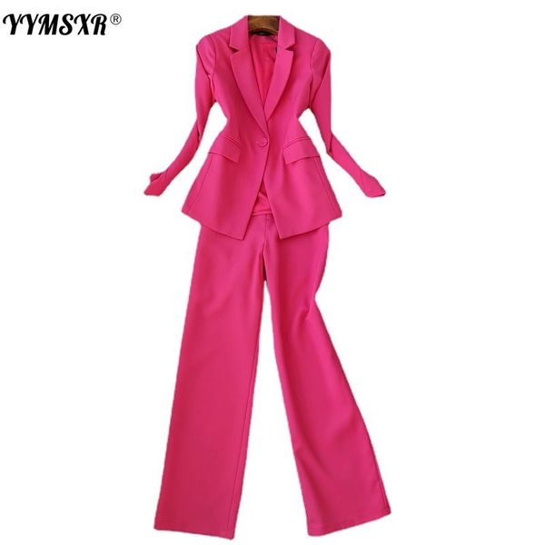 women's two piece pants professional wear suits two-piece suit casual long sleeve blazer elegant straight-leg trousers office, White
women's two piece pants professional wear suits two-piece suit casual long sleeve blazer elegant straight-leg trousers office, White