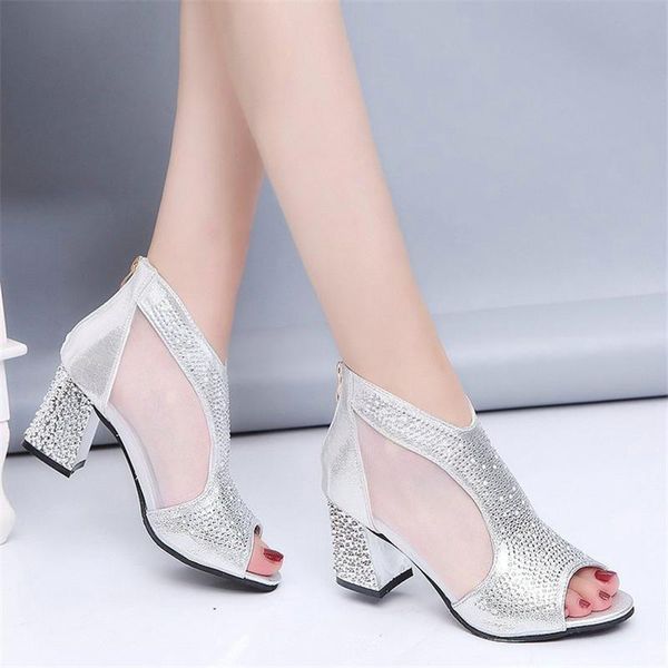 thick diamond heel with zipper women's shoes fashion peep toe pumps female summer mesh rhinestone sandals dress, Black
thick diamond heel with zipper women's shoes fashion peep toe pumps female summer mesh rhinestone sandals dress, Black